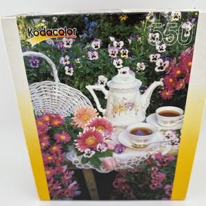 VTG 2003 Kodacolor Puzzle TEA TIME 550 Pc 13" x 19" Brand New